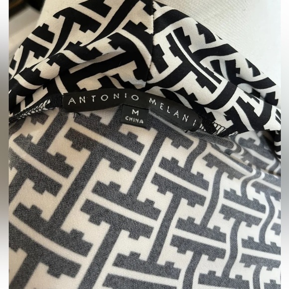 Antonio Melanie b&w blouse - Picture 4 of 4